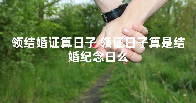 领结婚证算日子 领证日子算是结婚纪念日么